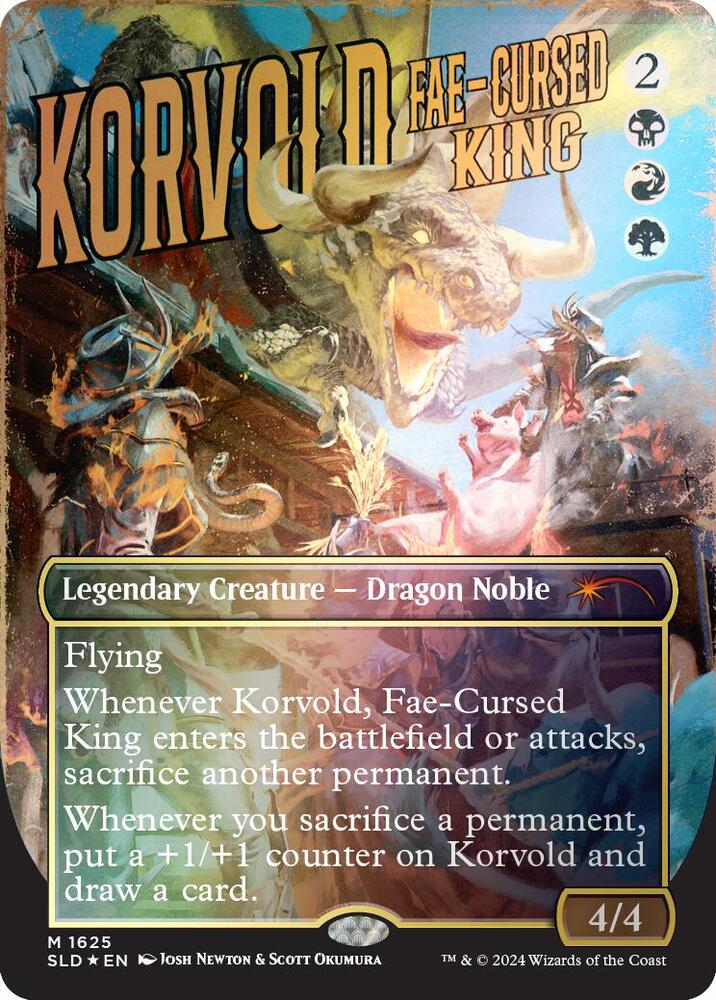 Korvold, Fae-Cursed King (Rainbow Foil)