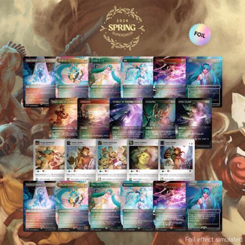 Secret Lair Drop: Spring Superdrop 2024: Spring Into Action Bundle - Foil Edition