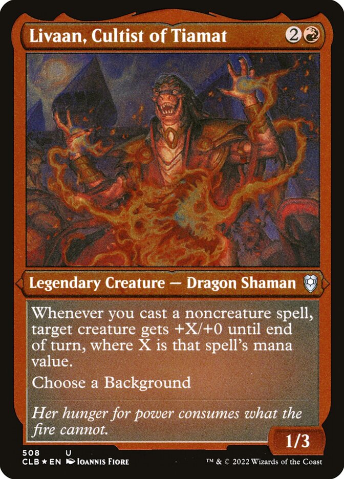 Livaan, Cultist of Tiamat (Foil Etched)