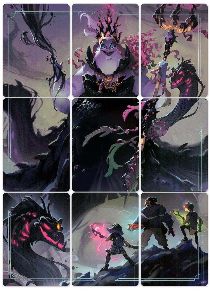 Ursula - Sea Witch Queen Puzzle Insert (Set of 9)
