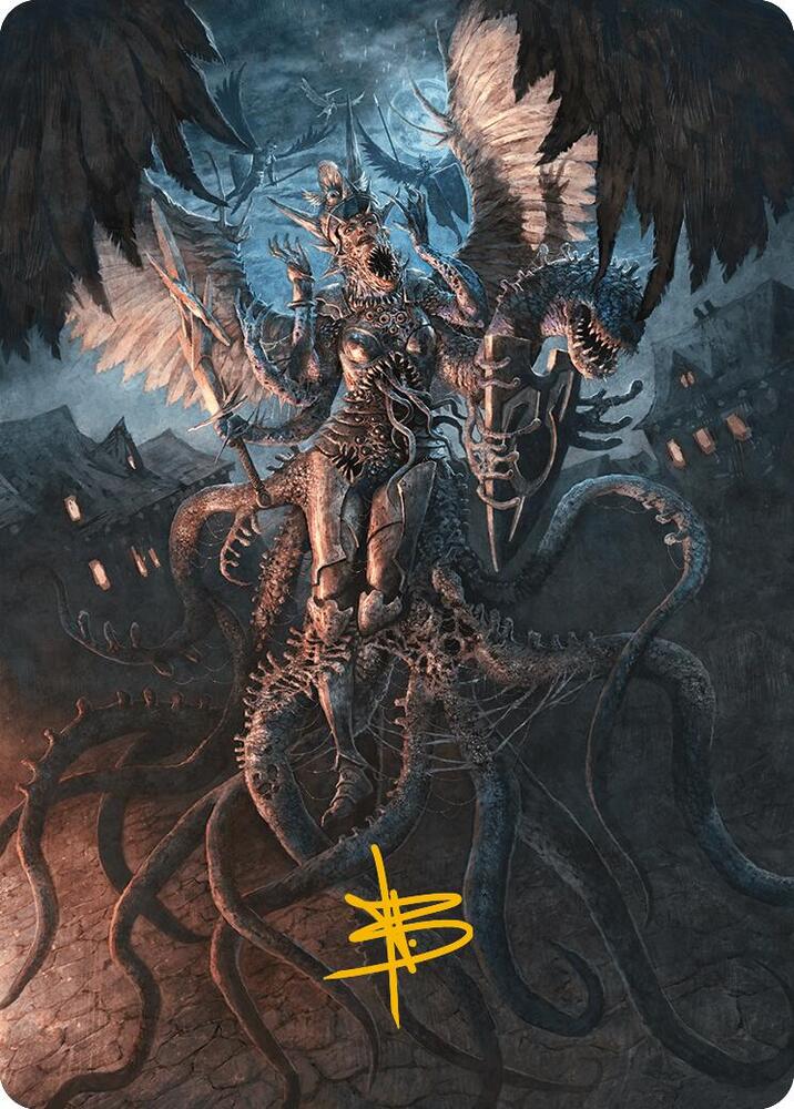 Angelic Aberration Art Card (Gold-Stamped Signature)