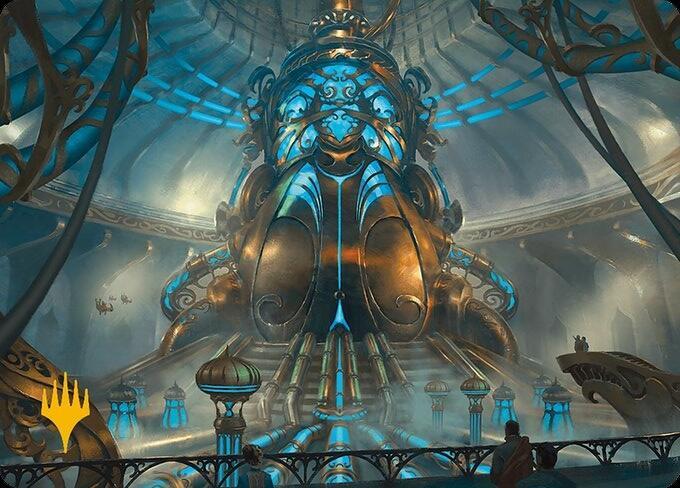 Aether Refinery Art Card (Gold-Stamped Planeswalker Symbol)