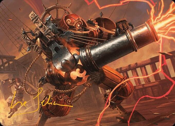 Blaster Hulk Art Card (Gold-Stamped Signature)
