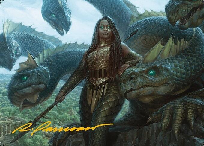 Hydra Trainer Art Card (Gold-Stamped Signature)