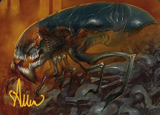 Cranial Ram Art Card (Gold-Stamped Signature)