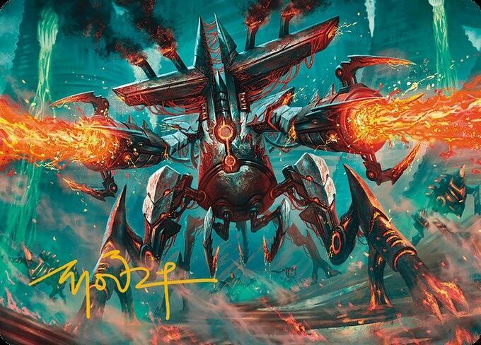 Exterminator Magmarch Art Card (Gold-Stamped Signature)