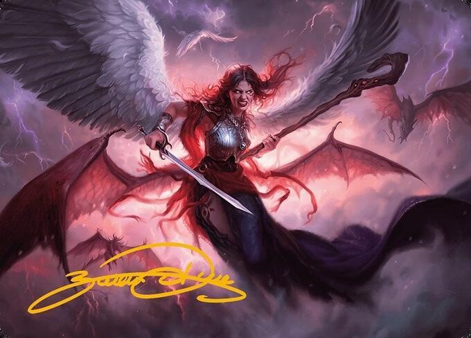 Kaalia of the Vast Art Card (Gold-Stamped Signature)