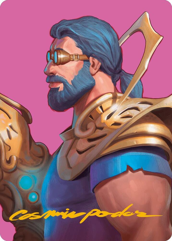 Satya, Aetherflux Genius Art Card (Gold-Stamped Signature)