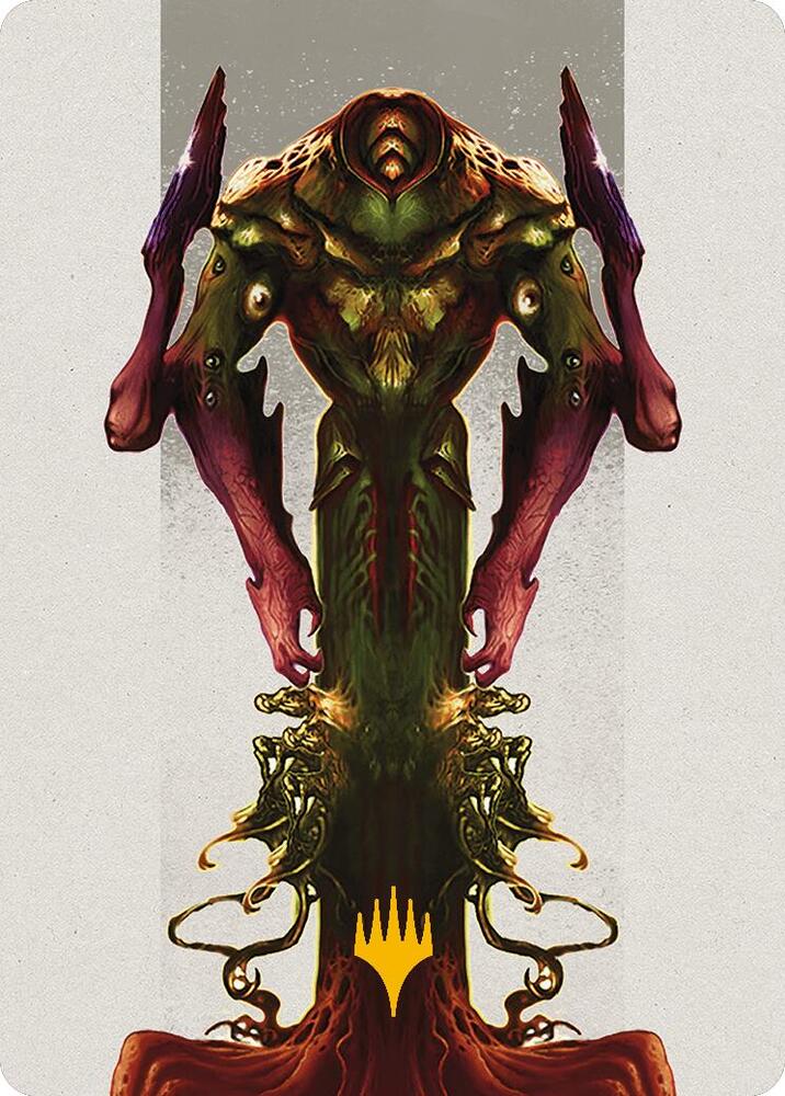 Kozilek, the Broken Reality Art Card (Gold-Stamped Planeswalker Symbol)