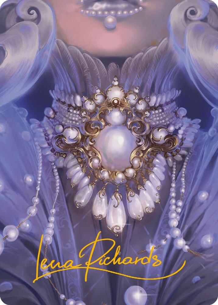 Pearl Medallion Art Card (Gold-Stamped Signature)
