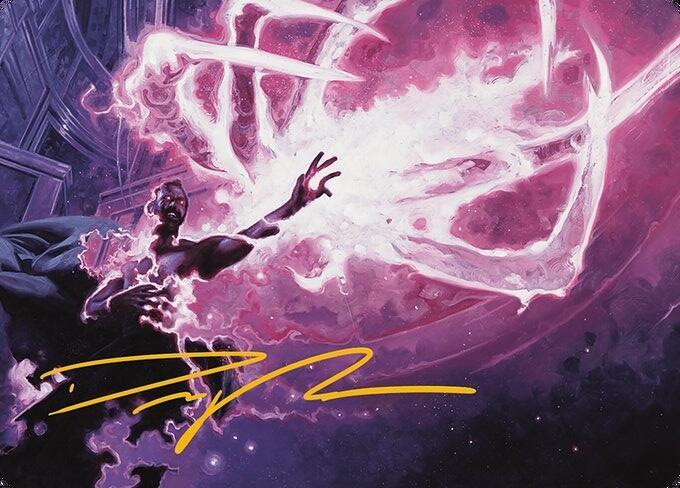 Flare of Malice Art Card (Gold-Stamped Signature)