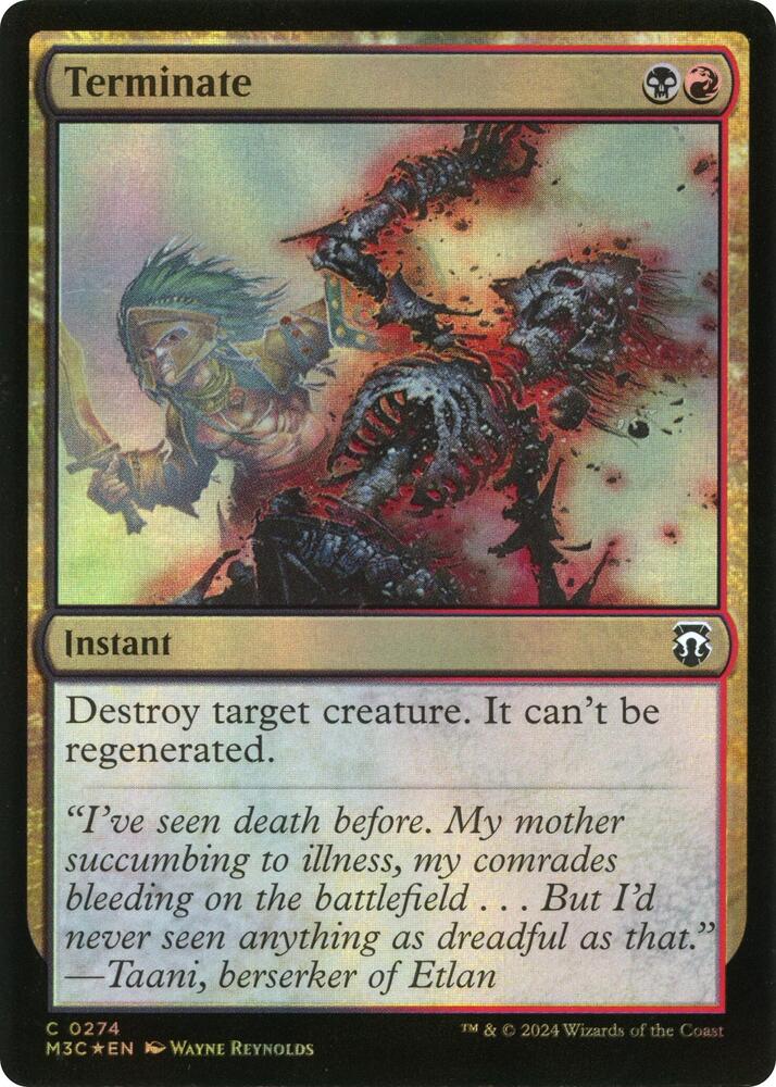 Terminate (Ripple Foil)