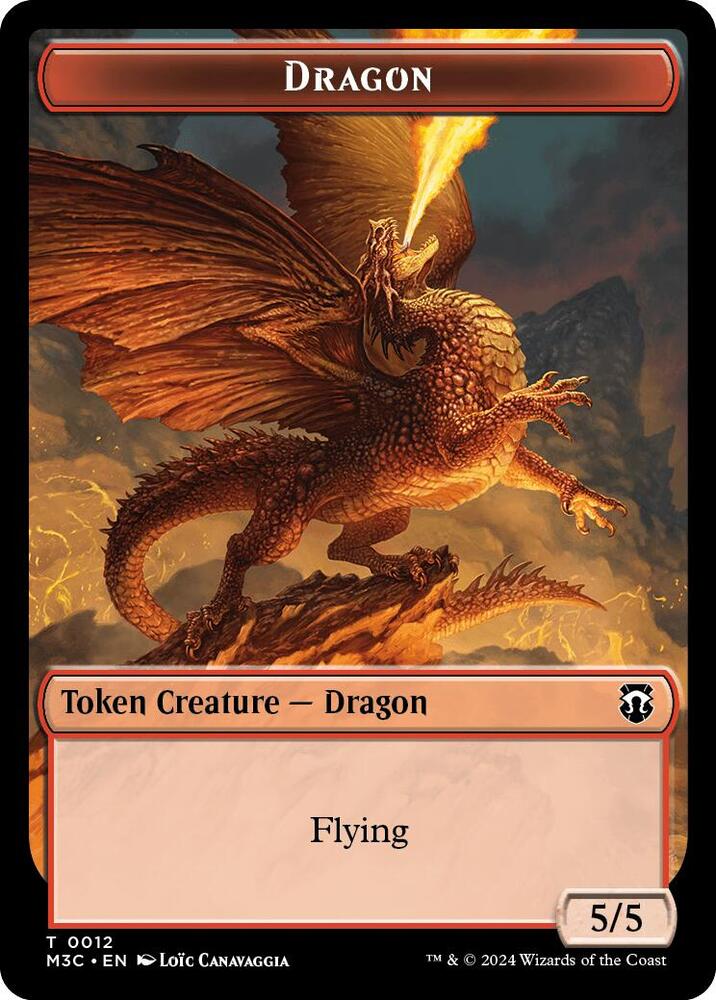 Dragon // Copy Double-Sided Token