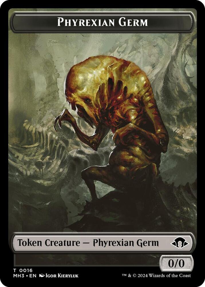 Phyrexian Germ // Snake Double-Sided Token