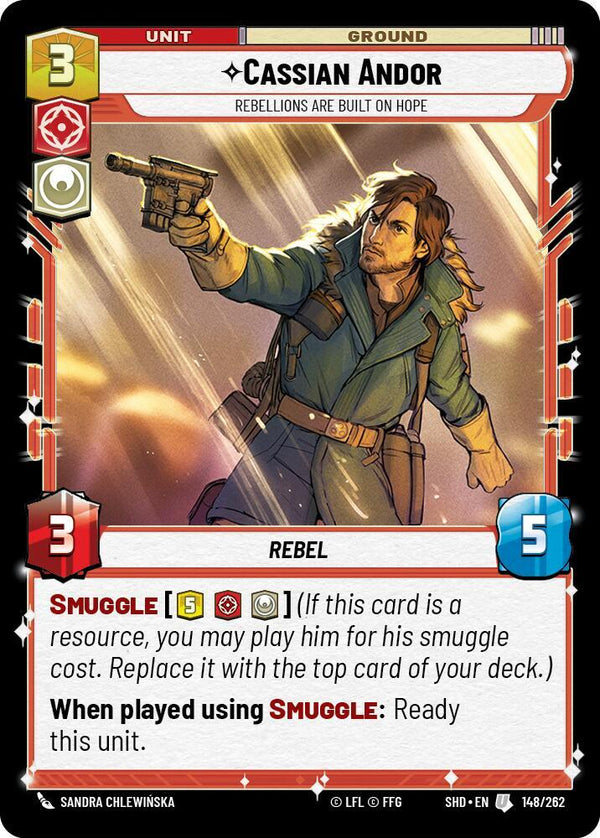 Cassian Andor - Rebellions Are Built On Hope - Star Wars Unlimited