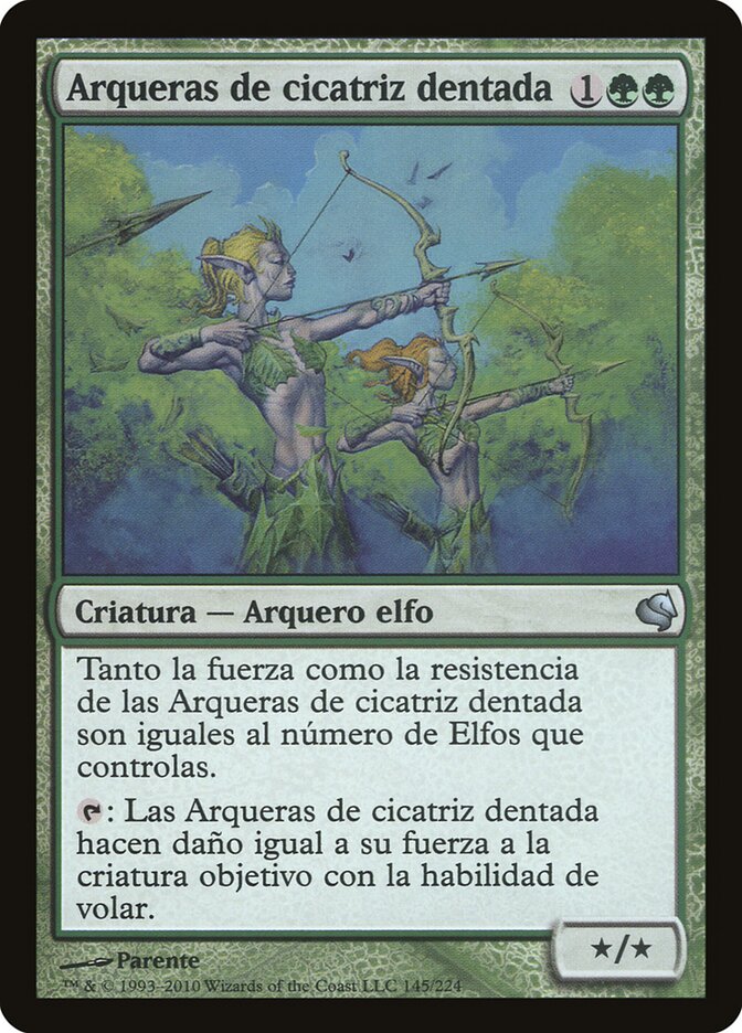 Jagged-Scar Archers (Spanish) - "Arqueras de cicatriz dentada"