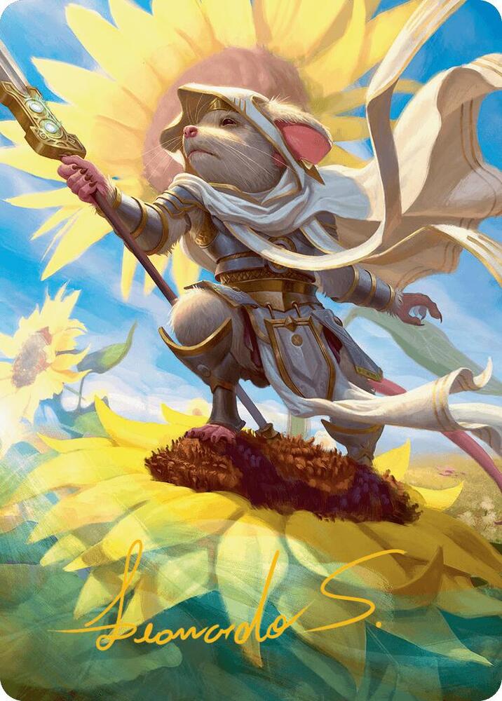 Elspeth, Sun's Champion Art Card (Gold-Stamped Signature)