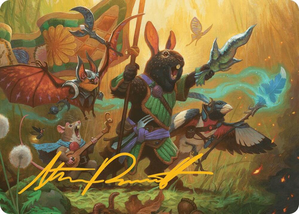 Valley Questcaller Art Card (Gold-Stamped Signature)