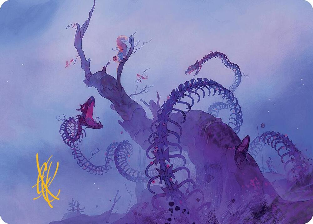 Coiling Rebirth Art Card (Gold-Stamped Signature)