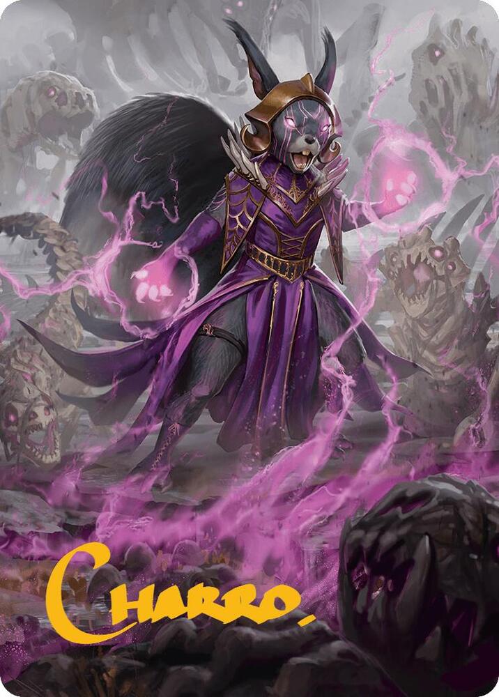 Liliana of the Dark Realms Art Card (Gold-Stamped Signature)