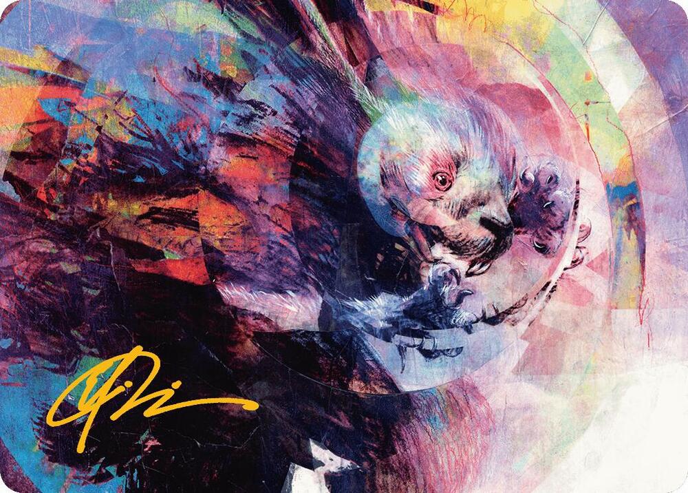 Psychic Whorl Art Card (Gold-Stamped Signature)