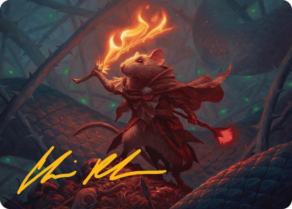 Emberheart Challenger Art Card (Gold-Stamped Signature)