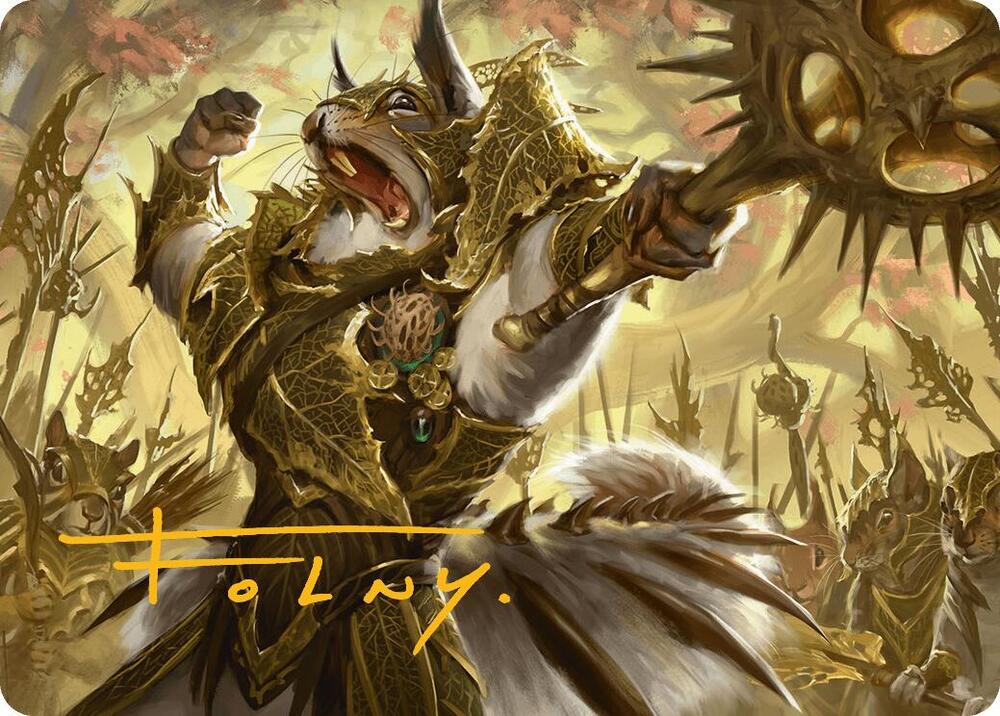 Honored Dreyleader Art Card (Gold-Stamped Signature)