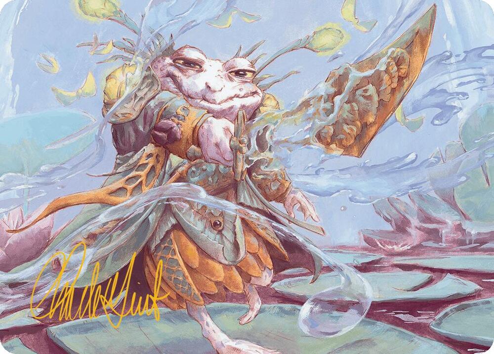 Glarb, Calamity's Augur Art Card (Gold-Stamped Signature)