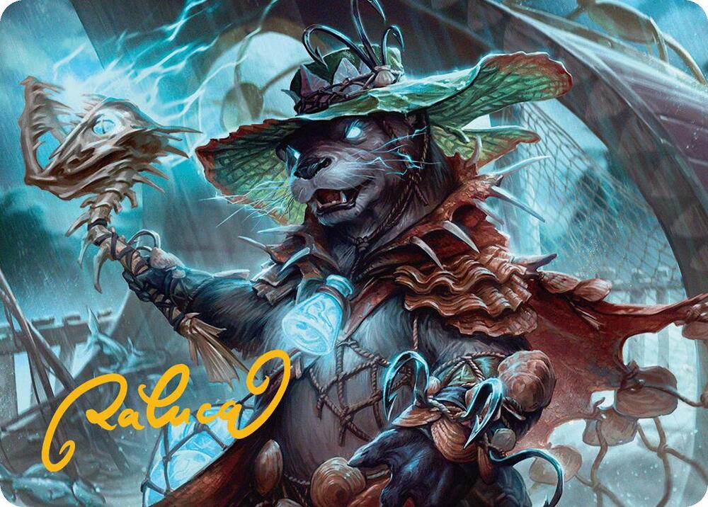 Tempest Angler Art Card (Gold-Stamped Signature)