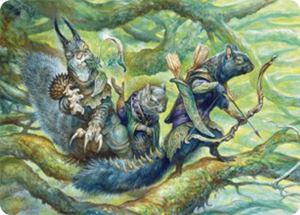 The Odd Acorn Gang Art Card