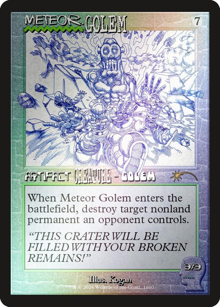 Meteor Golem (1660) (Rainbow Foil)