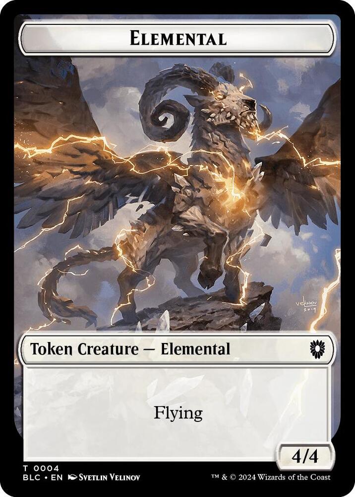 Elemental // Shark Double-Sided Token