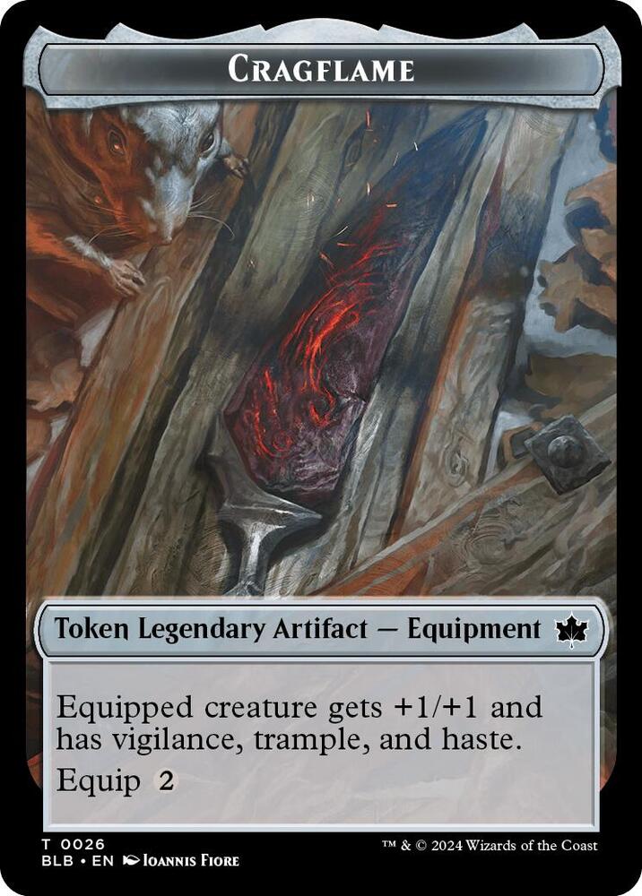 Cragflame // Starscape Cleric Double-Sided Token