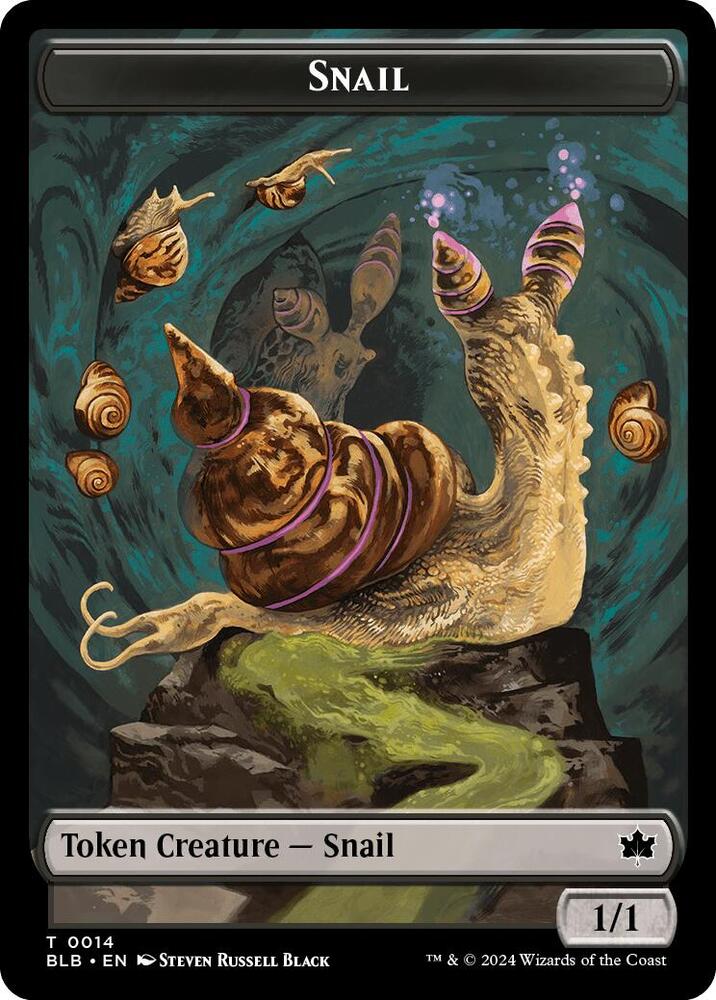 Snail // Thundertrap Trainer Double-Sided Token