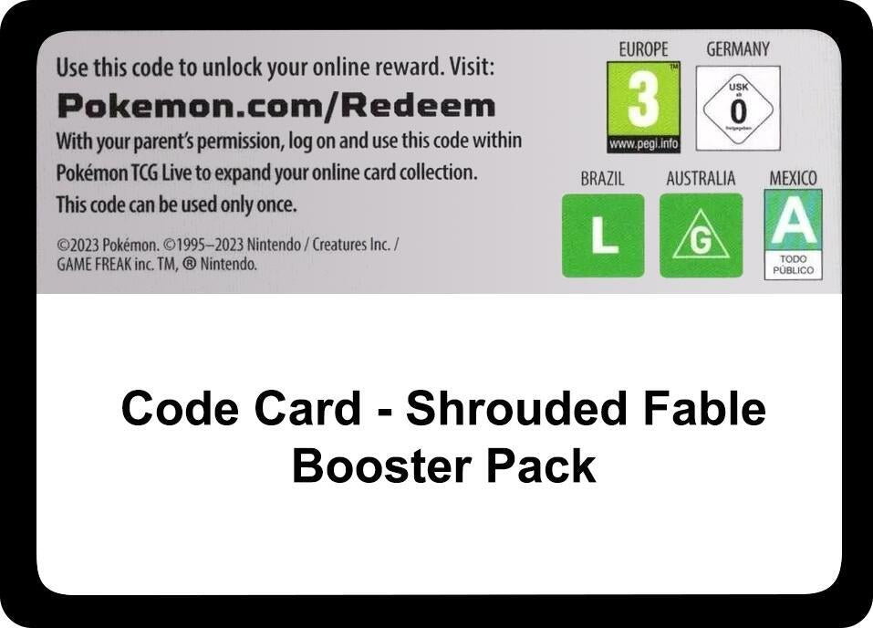 Code Card - Shrouded Fable Booster Pack