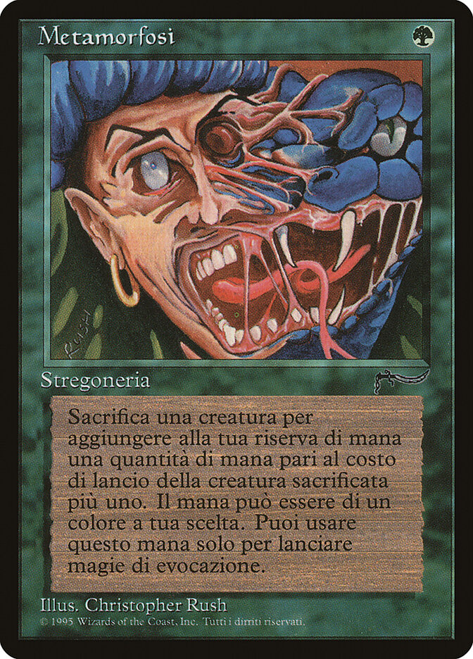 Metamorphosis (Italian) - "Metamorfosi"