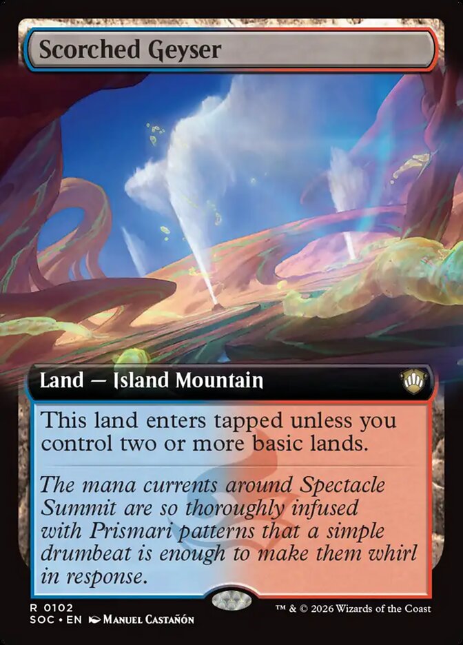 Scorched Geyser (Extended Art)