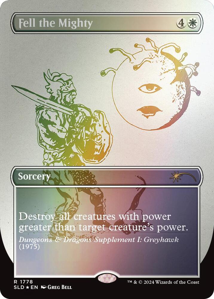 Fell the Mighty (1778) (Rainbow Foil)