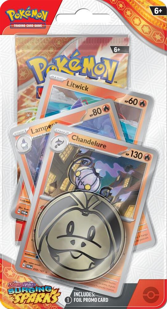 Surging Sparks Premium Checklane Blister [Chandelure]