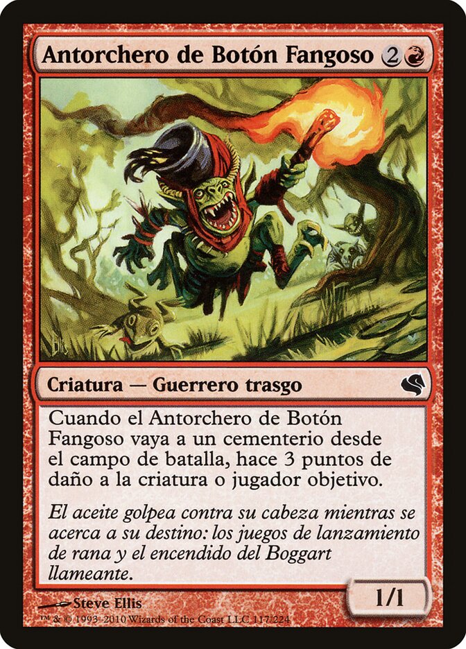 Mudbutton Torchrunner (Spanish) - "Antorchero de Boton Fangoso"
