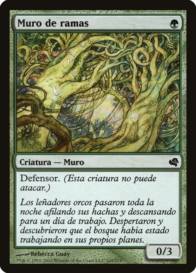 Wall of Wood (Spanish) - "Muro de ramas"