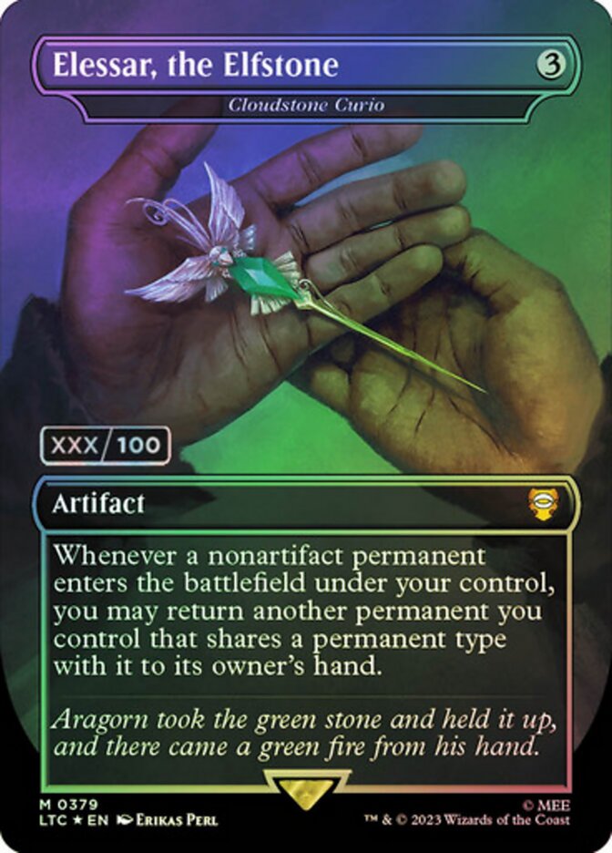 Elessar, the Elfstone - Cloudstone Curio (Serial Numbered)