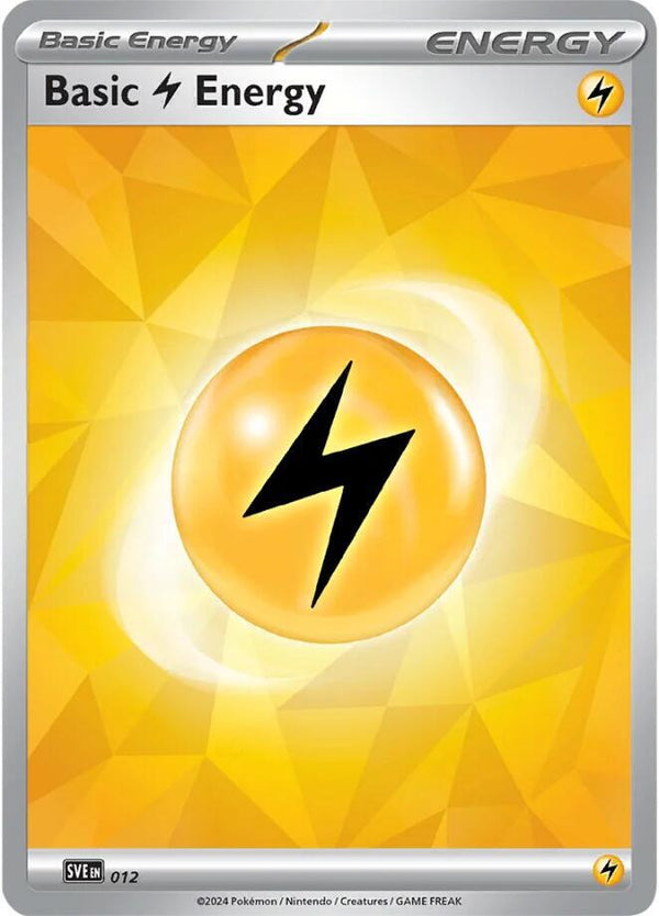 Basic Lightning Energy - 012 (SVE 012) - Pokémon
