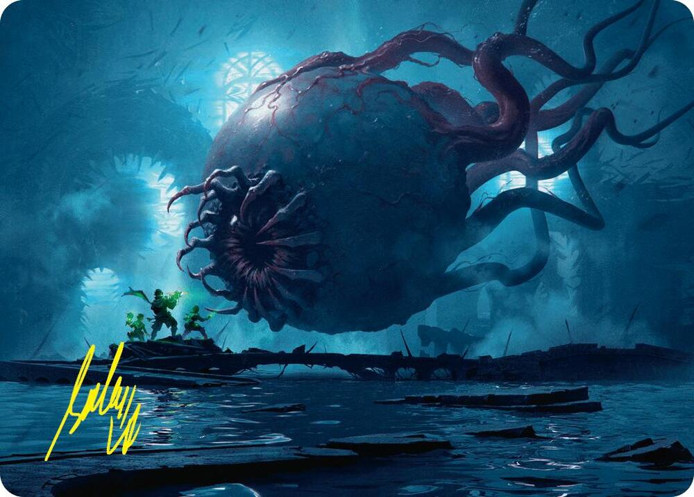 Abhorrent Oculus Art Card (Gold-Stamped Signature)