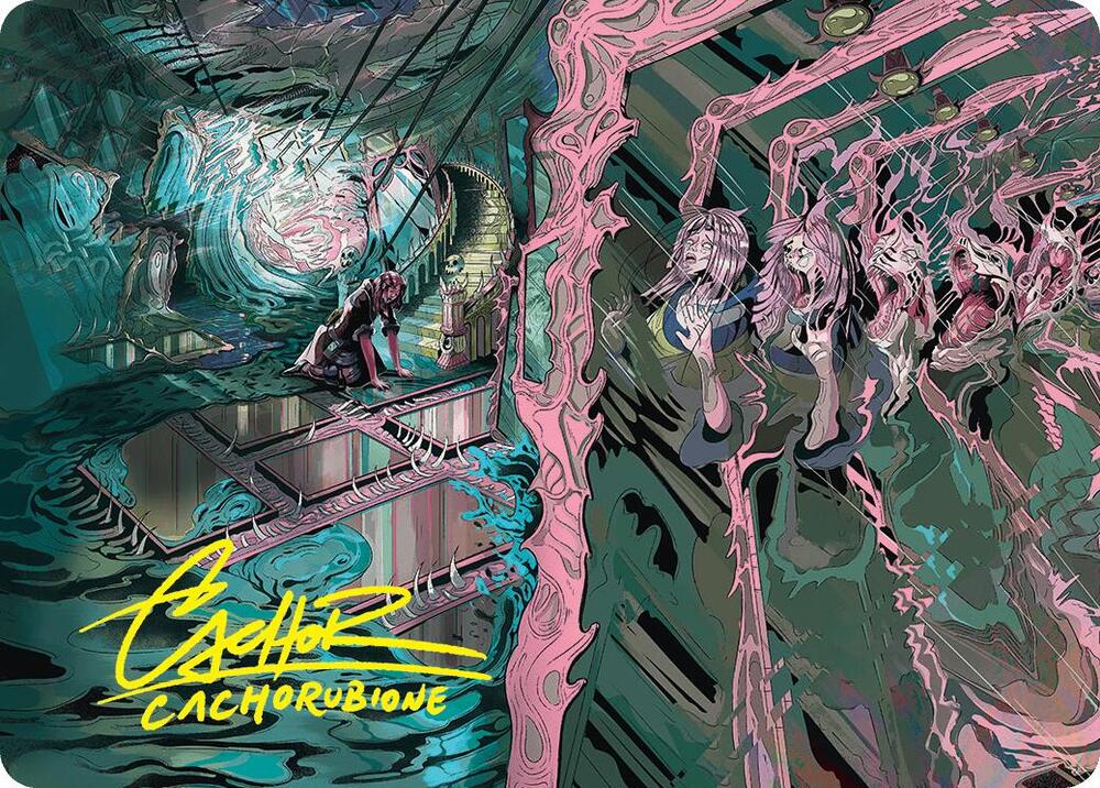 Mirror Room // Fractured Realm Art Card (Gold-Stamped Signature)