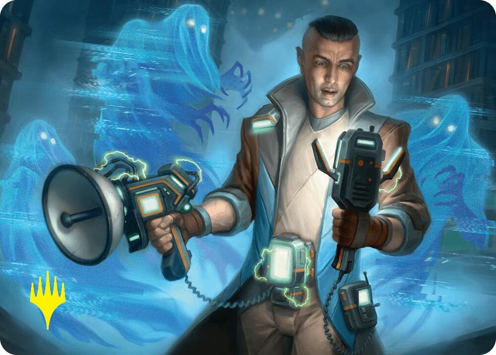Paranormal Analyst Art Card (Gold-Stamped Signature)