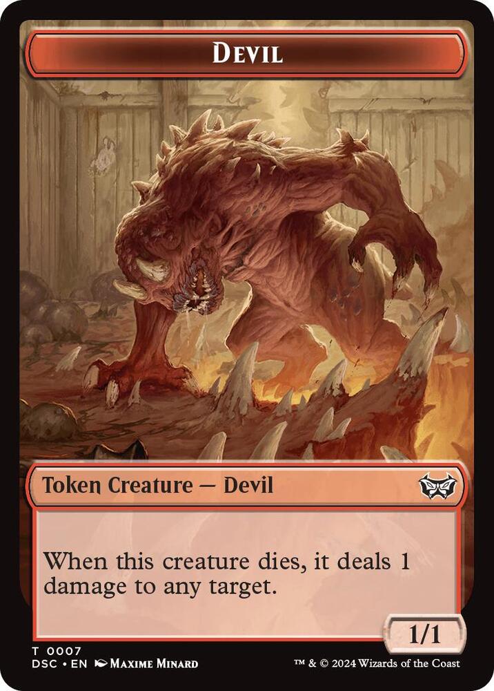 Devil // Scarecrow Double-Sided Token