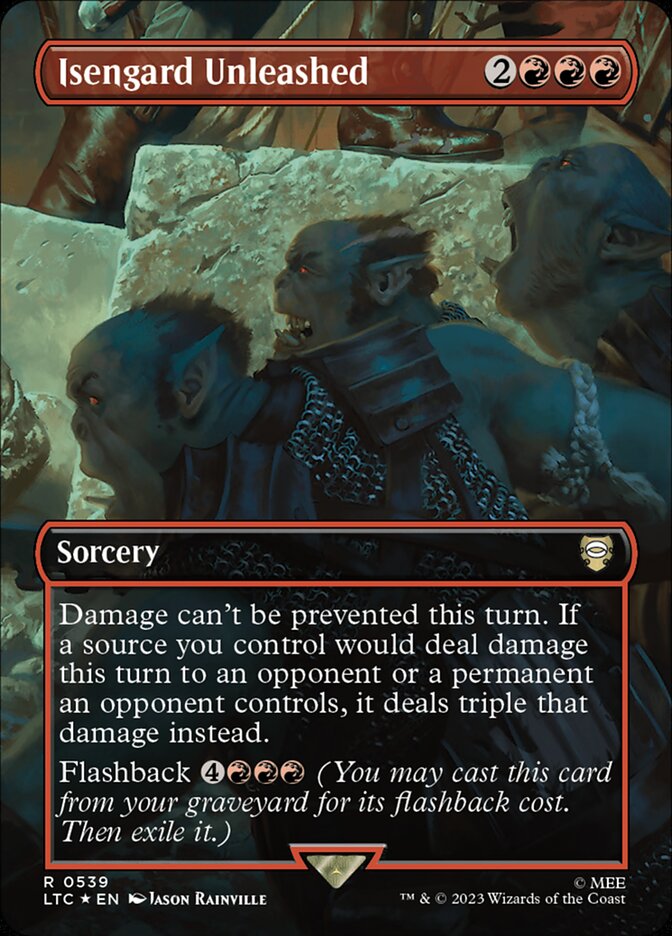 Isengard Unleashed (Borderless) (Surge Foil)
