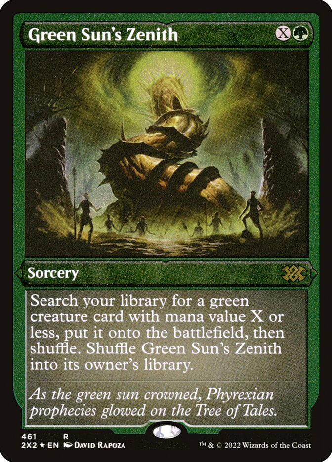 Green Sun's Zenith (Foil Etched)