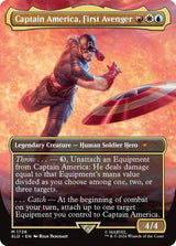 Captain America, First Avenger (Rainbow Foil) - Magic: The Gathering